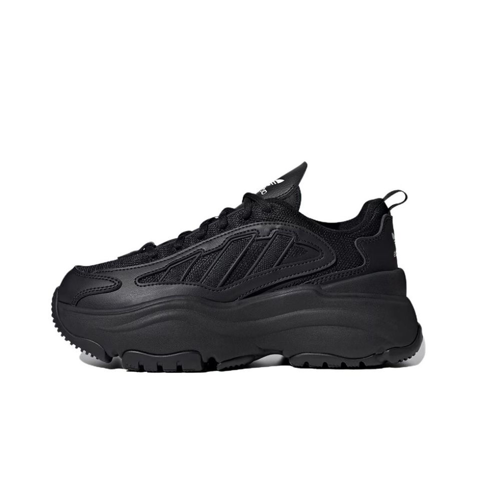 Adidas Originals OZGAIA Slip Resistant Abrasion Resistant Low top Casual Shoes Women's Black Pink IG6045(Team448-)