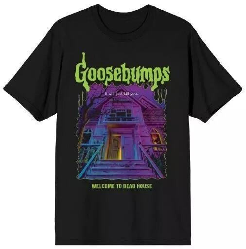 Goosebumps Vintage Deep Trouble Halloween Black T-Shirt All Size S-4XL
