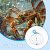 Fishing Net Cage Automatic Open Closing Wire Fish Crab Trap Net Steel Wire for Saltwater Seawater Outdoor Fishing Accessories