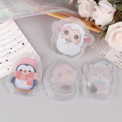 Мини-зимняя грелка для рук, мгновенный согревающий комплект, многоразовая грелка для рук с милым мультяшным рисунком, теплая и быстро нагревающаяся, подарок