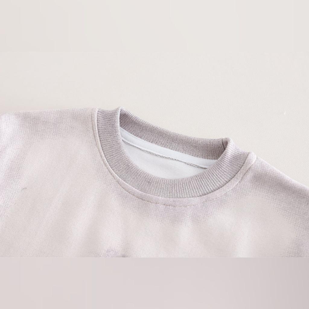 Детский повседневный комплект с длинным рукавом, удобные наряды для повседневной носки