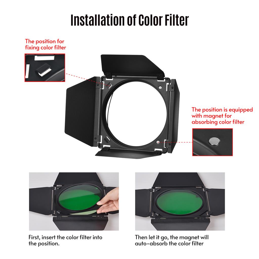 Фотография Дверь Andoer Световая планка Barn Light Комплект с сотами 4 шт. Цвет