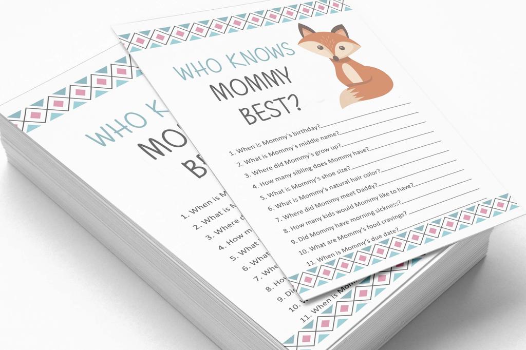 Inkdotpot 50 Baby Alphabet ABC Игра Джунгли Животные Игра Baby Shower Party