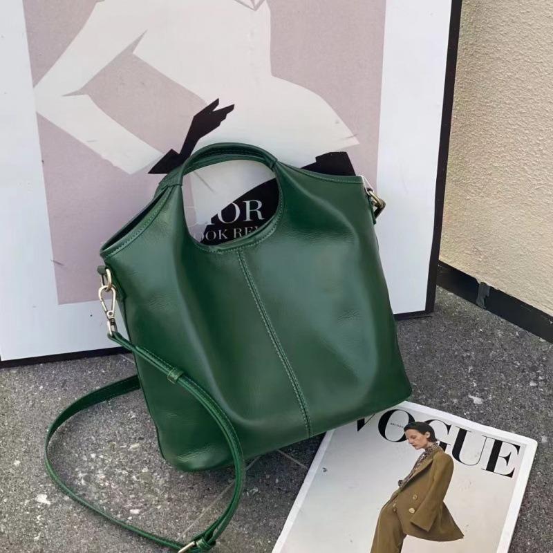 Сумка из натуральной кожи женская сумка большой емкости Premium Sense Bucket Bag Everything Commuter Soft Bag
