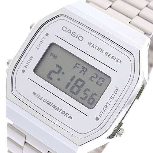 Casio A168WEM-7 Quartz Watch, Silver, Unisex [Parallel Import]
