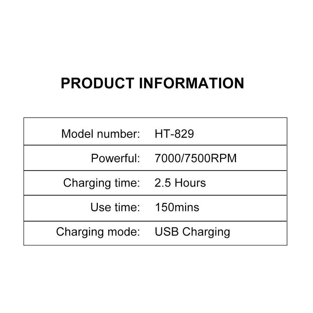 Hatteker Многофункциональная машинка для стрижки волос с цифровым дисплеем, несколько насадок-гребней, 3 варианта цвета для мужского груминга
