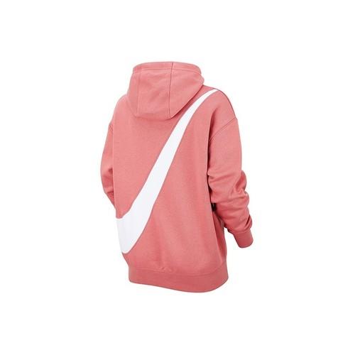 Nike Женская ретро простая розовая толстовка