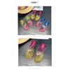 Crystal Flip-flops Women's Flat-bottomed Outdoor Slippers Women's Layered Jelly Beach Shoes Clip Toe Casual Slippers