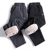 Winter Sports Pants for Men Plus Velvet Thickened Lamb Velvet Pants for Men's Hoodies Straight Warm Large Size Men's Casual Pants