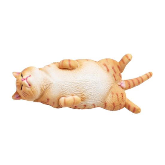 Миниатюрная фигурка котенка из ПВХ, имитация кошки, статуэтка, скульптура, развивающая игрушка-животное, украшение для рабочего стола, подарок для любителей кошек.