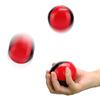 3PCS Red Black PU Leather High End Portable EPS Fine Colloidal Particle Juggling Ball