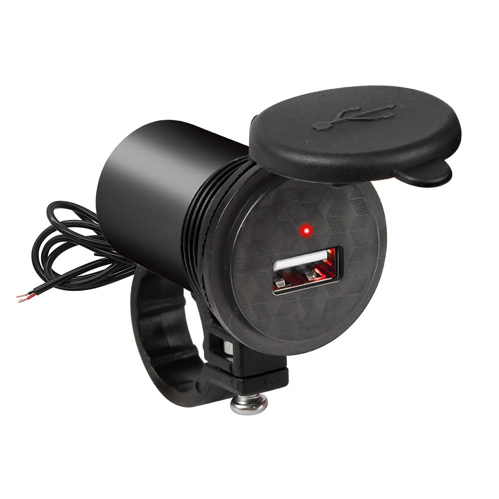 Мотоциклетный руль 12 В USB зарядное устройство 5 В-1,5 А водонепроницаемый мото адаптер розетка питания с выключателем для телефона мобильные аксессуары для мотоциклов