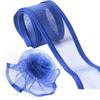 5cm Wide Mesh Binding Ribbon Tulle Ribbon Sinamay Hat Binding Tape Trim for Bowknot Headband Making Project Materials
