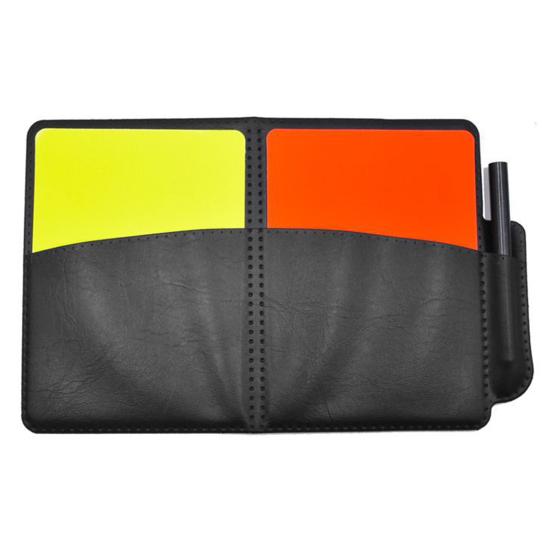 Карточки футбольных рефери Футбольные красные карточки Желтые карточки Насыщенные цвета Карты профессиональных рефери Предупреждающие карточки для футбольных рефери