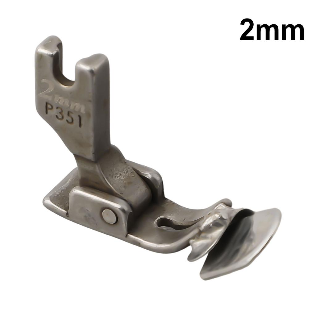 Hemming Presser Foot Steel Material 6mm Width Folded Edge Adjustable Stitch Distance Suitable for Different Sewing Projects