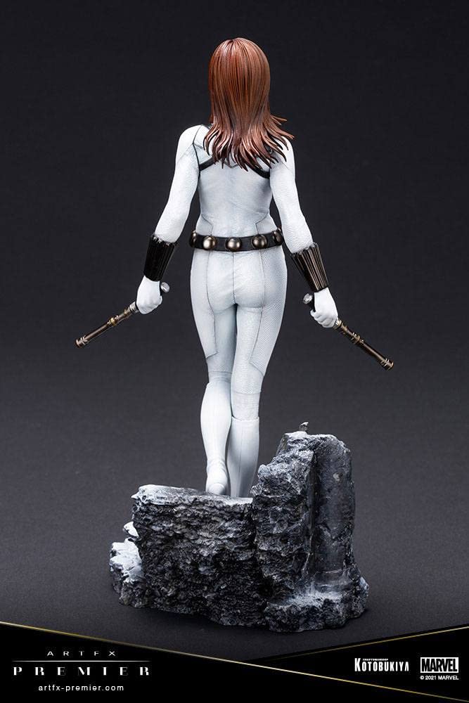 ARTFX PREMIER MARVEL UNIVERSE Black Widow White Costume Edition Scale PVC Painted Simple Assembly Figure MK366 1/10