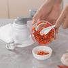 Mini Manual Garlic & Food Mincer: Garlic Chopper & Baby Food Processor