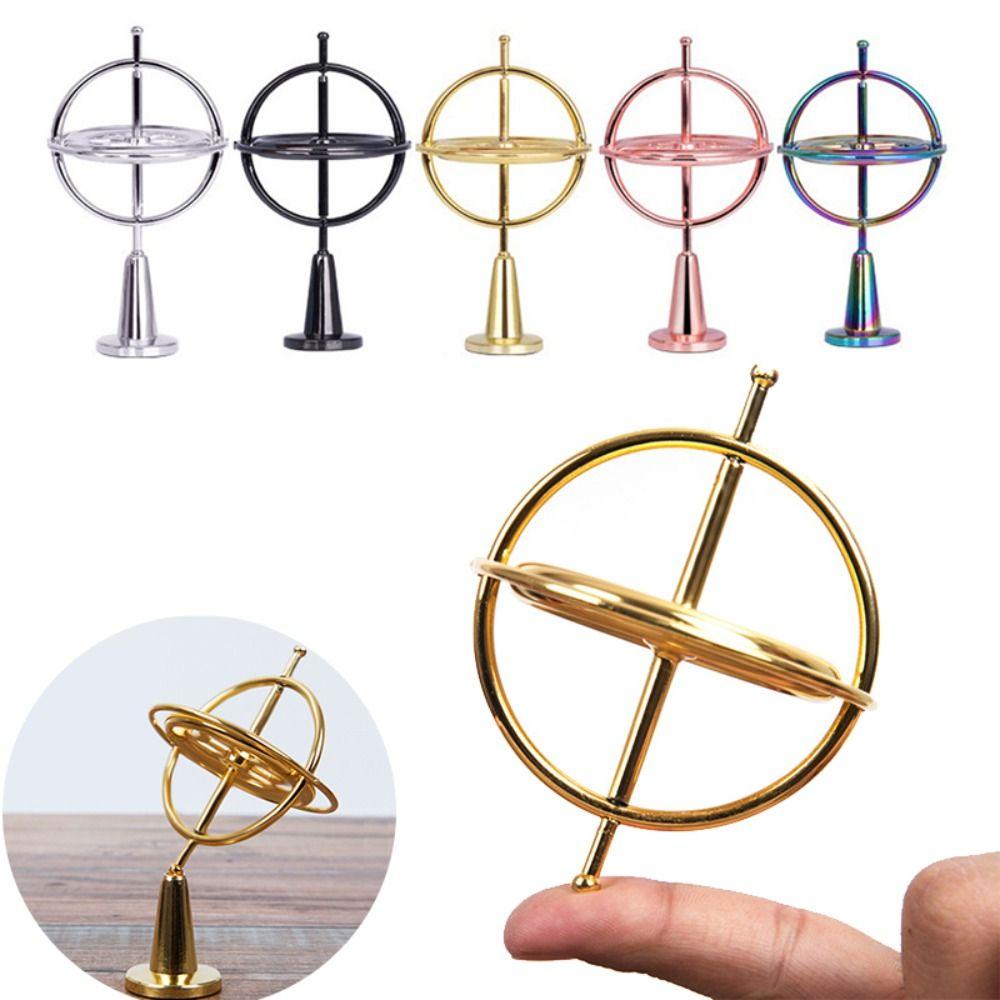 Fidget Toys Self-balancing Gyroscope Finger Gyroscope Fingertip Rotating Toy Antistress Gyroscope
