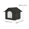 Уличный домик для кошек, Кошачья кровать, Легко собирается, Изолированное убежище для котят, Палатка-укрытие для котят