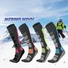 1 пара термоносков из мериносовой шерсти для мужчин и женщин, зимние длинные теплые компрессионные носки для катания на лыжах, походов, сноубординга, скалолазания, спортивные носки