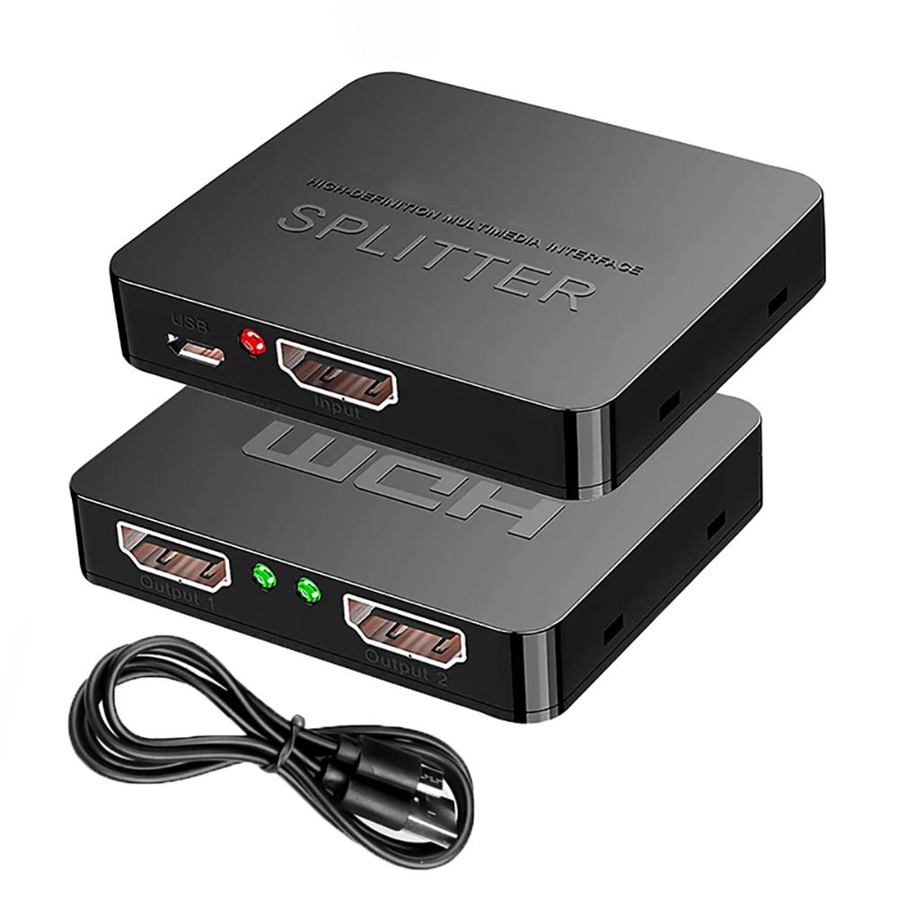 4K 2K HDMI Splitter 1 in 4 out 4x1 HDMI Switch HDMI-compatible Adapter HD 1080P Video Switcher for Xbox PS4 DVD HDTV PC Laptop