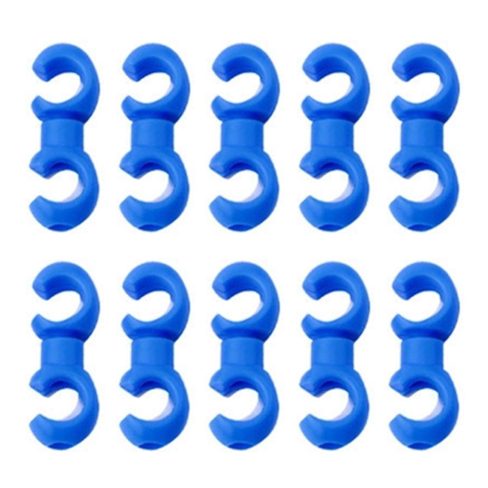 10/20pcs Bicycle MTB Brake Cable S Style Clips Rotating Buckle Hose Guide Bike Cross Line Hook Tidy Clip Ring Clasp Cycling