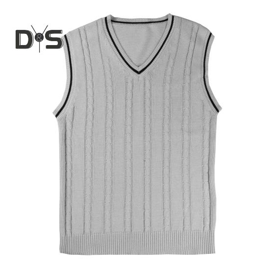 Мужской жилет, свитер с V-образным вырезом, без рукавов, облегающий вязаный пуловер с цветными блоками, облегающий свитер средней длины, утолщенный, в деловом и чопорном стиле