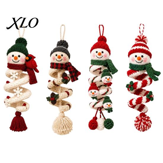 Personalized Handmade Keepsakes Crochet Spiral Ornament DIY Kit for Adults, Beginners, Christmas Craft Set Fun Winter Indoor Activities with
