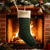 Personalized Christmas Stockings Custom Embroidered Name Large Monogram Knit Christmas Family Stocking for Holiday Party Decor