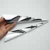 1 Pair Car Vehicle Hood Simulation Side Air Vent Outlet Cover Sticker Decoration