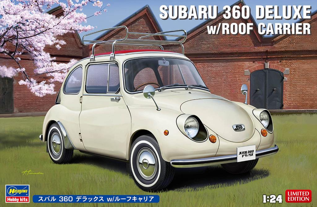 Пластиковая модель багажника Hasegawa Subaru 360 Deluxe 20622 1/24 с крышей