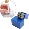Набор из 9 металлических штампов 1/8" (3mm), Набор штампов "Солнце и Звезда" из стали Кожаный штамп для изготовления ювелирных изделий Ремесленный штамп-пробойник