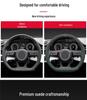 Чехол на руль для Changan Deepal S05/S07/S7 2025/26 - Зимний, противоскользящий, впитывающий пот, с флоковым дизайном