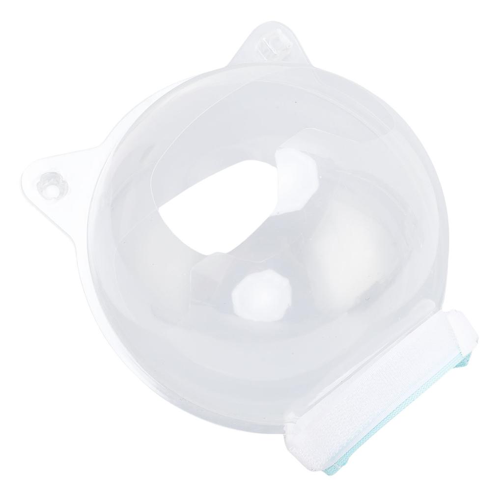 Намордник для груминга кошек Прозрачный Дышащий Защита от укусов Пластиковый Милый Шлем для котенка Защита рта