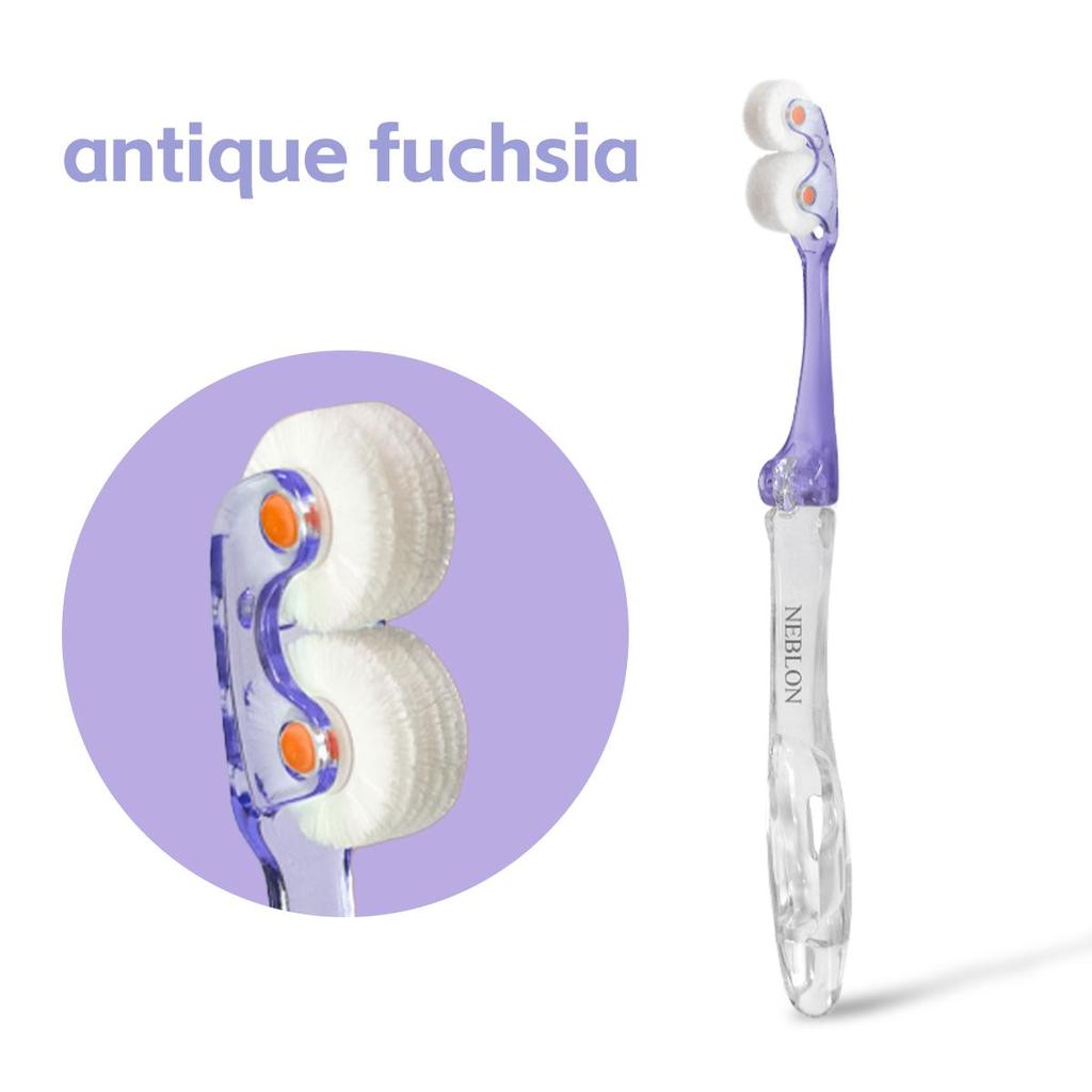 Вращающаяся зубная щетка NEBLON 360 имеет новую конструкцию головки, которая очищает все стороны зубов, защищает десны и сохраняет чистоту полости рта.