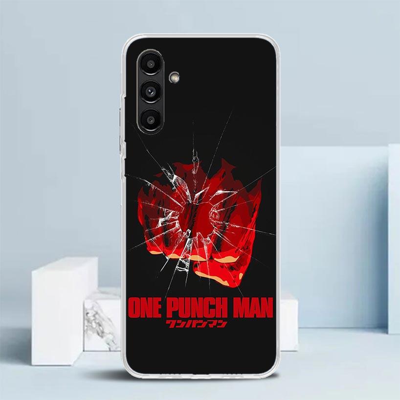 One P-Punch-Man Saitama King Phone Case For Samsung Galaxy A17 A37 A57 A16 A15 A14 A13 A56 A55 A54 A53 A36 A35 A34 A33 A26 A25 A