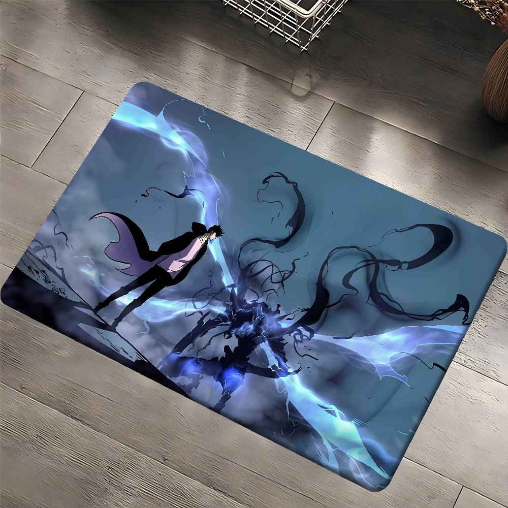 S-Solo Leveling Floor Mat Retro Multiple Choice Living Room Kitchen Rug Non-Slip Modern Home Decor