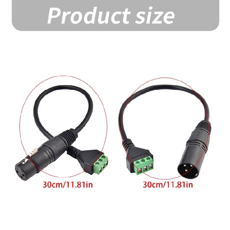 Медный XLR-адаптер с высокой проводимостью для расширения сигнала без помех в аудиосистемах