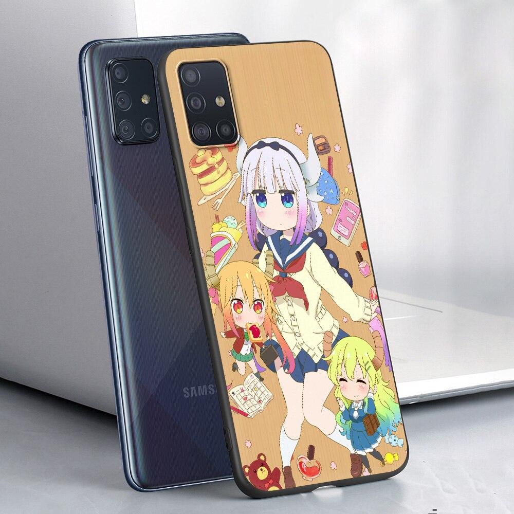 Чехол для телефона Miss Kobayashis Dragon Maid с аниме для Samsung Galaxy A51 A71 A21S A12 A11 A31 A52 A41 A32 5G A72 A02S, силиконовый чехол