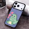 Милый Чехол для Телефона с Динозавром Для iPhone 17 16 15 14 13 12 11 Pro Max Plus 17Air Мягкий Силиконовый Чехол
