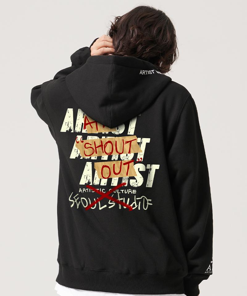Artistwear [Atw] Худи на молнии Shoutout