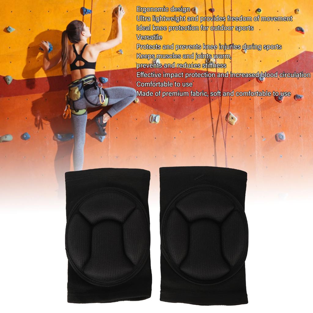 Спортивные наколенники Защитные Дышащие Предотвращающие скольжение Предотвращение столкновений Толстые губчатые наколенники для женщин и мужчин