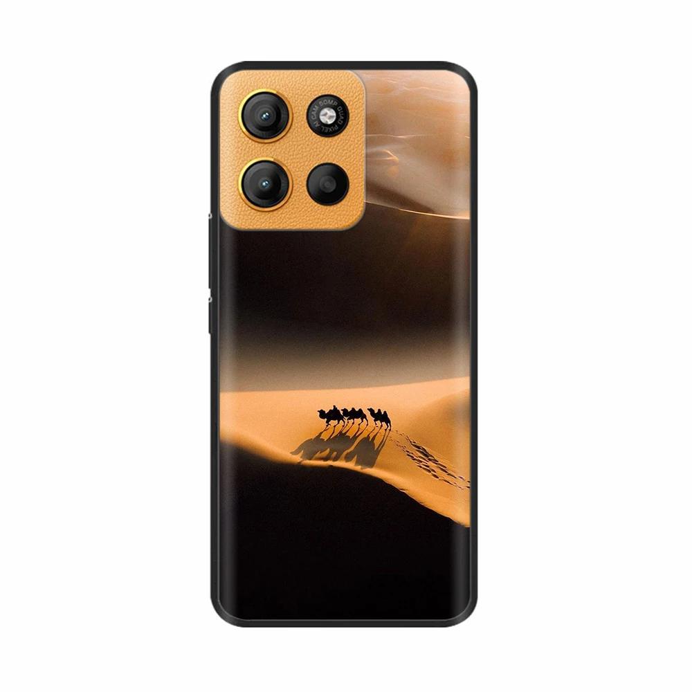 Чехол для Motorola G15 Милый чехол для телефона Забавная задняя крышка Для Moto G15 Защита камеры Power Мягкие оригинальные чехлы из жидкого силикона