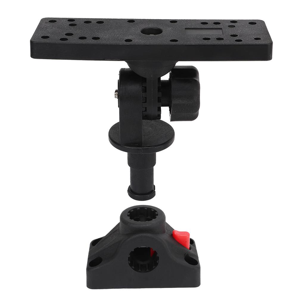 Fish Finder Mount Base 360 Degree Rotating Removable Universal Boat Fish Finder Electronics Mount