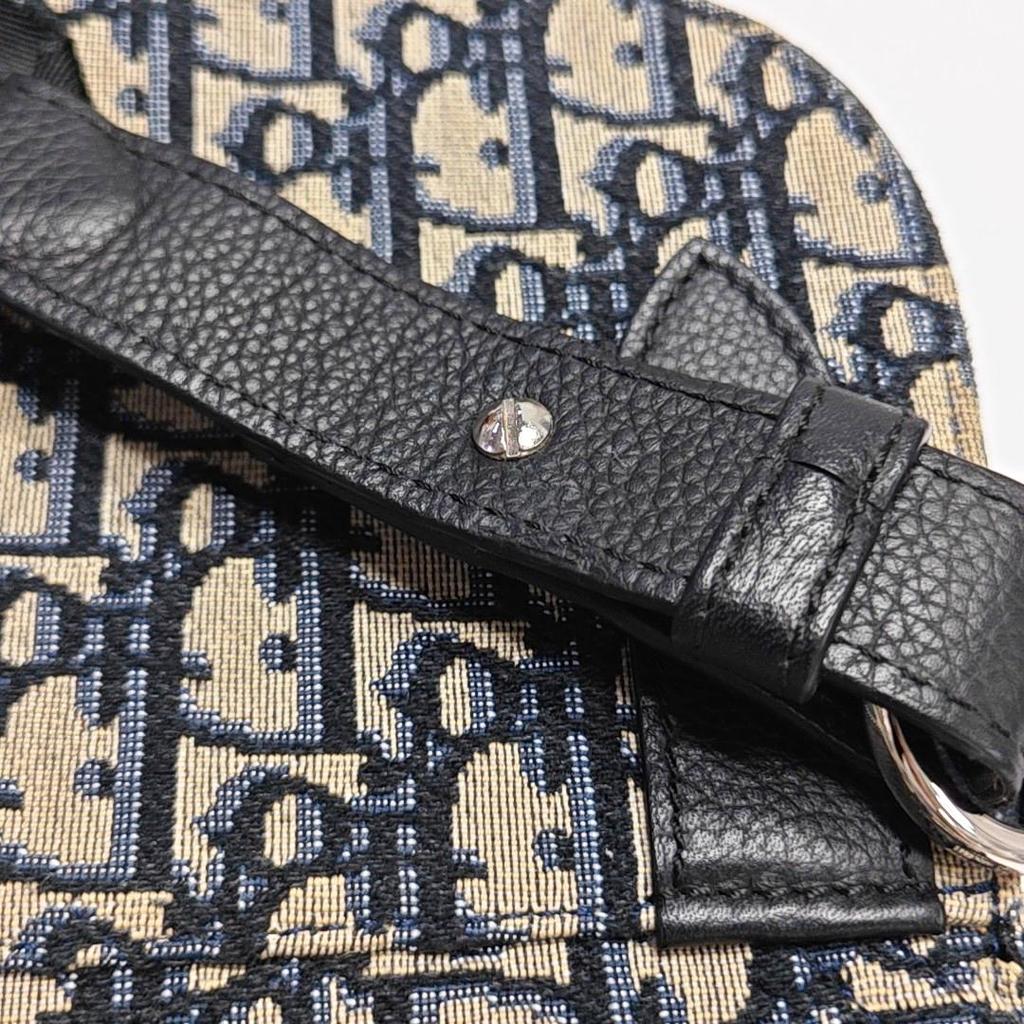 [Pre-Owned] Saddle Monogram Embroidered Leather Saddle Bag - Very Good #CE4WGB