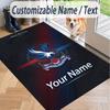 Custom Text Printed Rug Crystal Palace Non Slip Floor Carpet For Home Room Decor