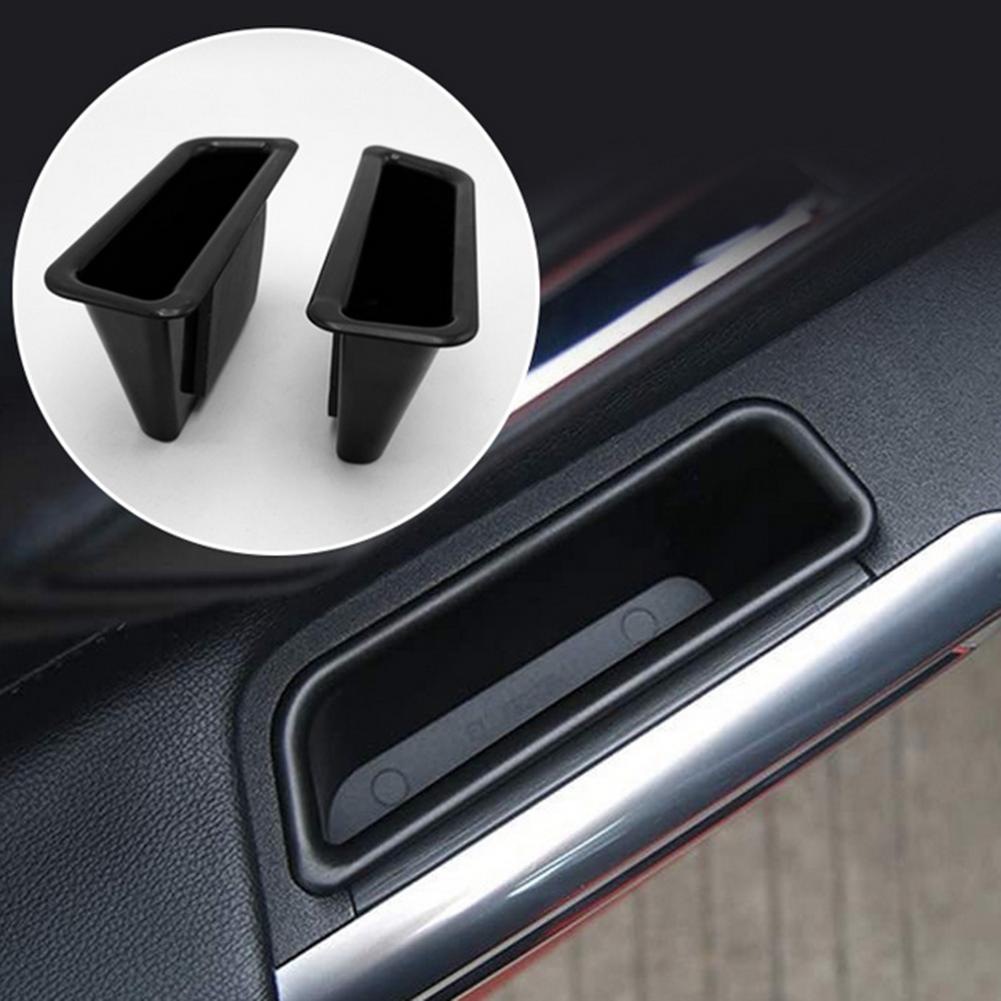 1 Pcs Car  Door Side Storage Box Organizer Holder Interior Modification For Mustang Door Storage Box Lattice Car Storage Part