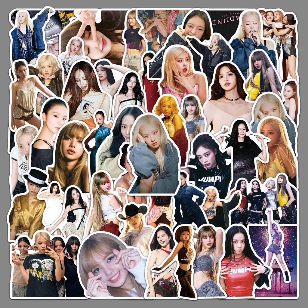 50 K-Pop стикеров BLACKPINK: Модные дизайны айдолов для телефонов, бутылок для воды, планшетов