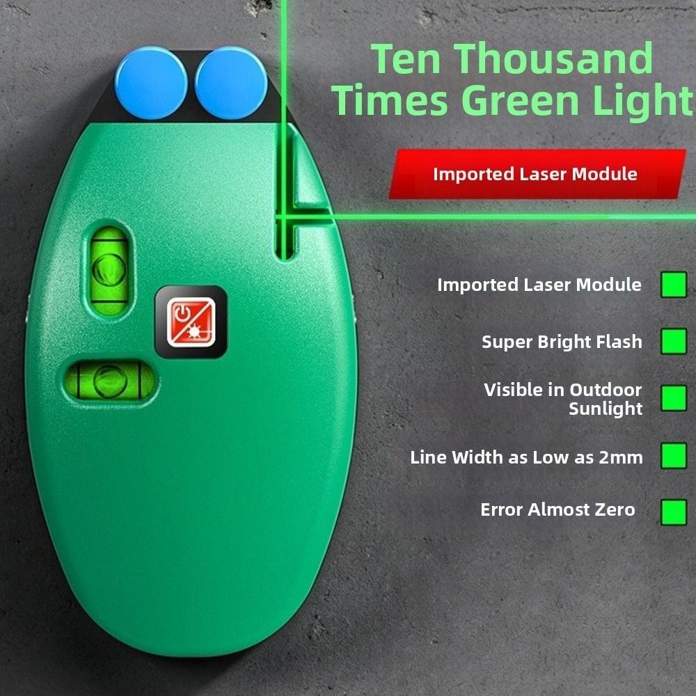 High Accuracy Infrared Line Laser 90 Degree Angle Right Angle Bubble Level Leveling Tool