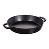 Staub Round Two Handed Frying Pan 34cm Black 40511-073